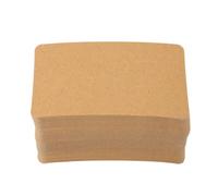 CHICIRIS Ensemble de Cartes Postales Vierges Kraft, pour Carte de Vœux D'invitation de Mariage, Papier cartonné Marron pour, Paquet de 100 (9x5,4 cm / 3,5x2,1 pouces, 350 g/m², 100 pièces)