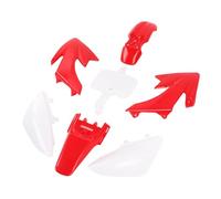 CHICIRIS Ensemble de Garde-Boue de Carénage en Plastique pour Moto CRF XR 50 CRF50 Pit Bike, Protection Complète pour la Mise à Niveau, Installation Simple, adapté pour CRF50F 2005-2016, Kit de
