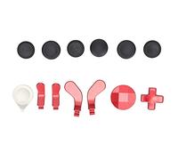 CHICIRIS Ensemble de Palettes de Boutons Lisses pour Manette de Jeu pour Series 2, Kit de Remplacement D'accessoires en Métal et Silicone pour One, 6 Boutons et 7 en Métal pour une Meilleure