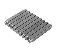 CHICIRIS Ensemble de Tampons Métalliques en Acier Professionnel 9 Motifs Numériques Faciles à Stocker en Acier à Haut Carbone Ensemble pour Marquer des Articles en Cuir
