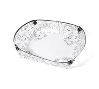 CHICIRIS Ensemble de Vaisselle Pliable, Ensemble de Vaisselle Portable en PP de qualité Alimentaire, Lot de 4 Bols Pliables pour les Voyages et le Camping, Facile à Nettoyer et Design Compact