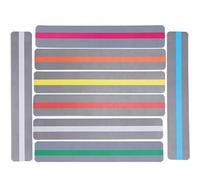 CHICIRIS Ensemble D'outils de Lecture Bookmark en Plastique Durable pour les Débutants et les Enfants 8pcs Lire des Bandes pour la Concentration et la Maîtrise, pour les Enfants/Difficultés