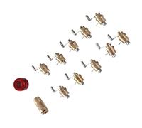 CHICIRIS Ensemble D'outils de Réparation de Montre en Laiton, Kit de Remontoir à Ressort Principal de Montre Facile à Transporter avec Boîte de Rangement en Bambou pour Divers Mouvements