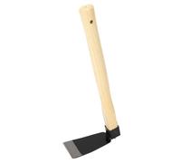 CHICIRIS Ergonomic Wooden Handle Hoe Compact Digging Tool for Efficient