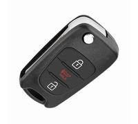 CHICIRIS Étui porte-clé Rabattable, Coque de clé Sculptée CNC, Adaptée à la Télécommande à 3 Boutons Soul, Pratique et Durable