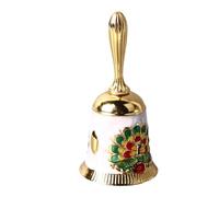 CHICIRIS Exquis Modèle sculpté Handbell Vintage Alloy Call Bell pour la Fête de Mariage de L'école en Famille (#3)
