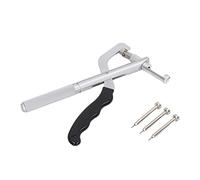 CHICIRIS Extracteur de Courroie de Montre, Outil Pratique en Acier allié Durable pour Horloger, Pince de Retrait de Bracelet Résistante à l'usure pour Accessoires de Montre Argent Noir