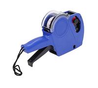 CHICIRIS Fabricant D'étiquettes Portables, Pistolet à Prix de la Machine D'étiquetage Manuel avec Cartouche, adapté aux Vêtements, Jouets, Bagages, Tapis, etc., Imprimante D'étiquette à 8