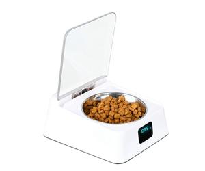CHICIRIS Faisseur de Chat Automatique, Couverture de Capteur Infrarouge Amovible Bowl Batter Powered Intelligent Automatic Oeuvre Smart Pet Feeder