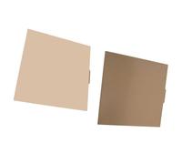 CHICIRIS Feuille PEI Double Face, Lit D' Magnétique Doux avec Texture Mate pour une Forte Adhérence, Compatible avec CR 10 S5 510 X 510 Mm