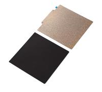 CHICIRIS Feuille PEI PEI 180x180mm POUR Kingroon KP3, Feuille en Acier PEY TEXTURÉ, REPUT, PLAQUE RÉÉSABLE POUR PLA PETG ABS TPU, FACILE À INSTALLER (Sticker magnétique en tôle en acier colorée de)