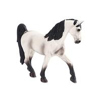 CHICIRIS Figurine de Cheval Réaliste en PVC, Modèle Animal Vivant Peint à | Simulation White Horse Statue, Durable Educational Toy for Kids, Teaching Prop and Collection Decor, Non Toxic Odorless