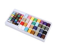 CHICIRIS Fil de Couture en Polyester - Fil Multi-colorant Pratique pour les Machines à Coudre, Adaptés à un Usage Domestique, 60 Poèmes de Couture à Vagues avec Bobines Réutilisables