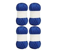 CHICIRIS Fil de Spaghetti Large 0,8 Pouces en Coton Doux pour la Peau, Fil de Couleur Vive - 5 Pièces de de Tapis pour le Crochet, le Tricot, le Bricolage, Parfait pour la Fabrication de Tapis et de