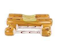 CHICIRIS Flotteur d'eau en Forme de Bois, Ensemble de Jouets Aquatiques en PVC, 2 Sièges, 2 Gâches 129 X 25 Cm et 99 X 18 Cm pour la Piscine, la Fête, l'heure du Bain, Le Jeu de Natation, Amusant