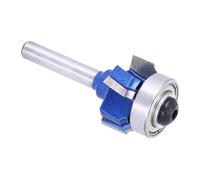 CHICIRIS Fraise Ronde à 4 Dents, Mèche de Routeur de 8mm, de qualité Strictement Contrôlée, Idéale pour les Tondeuses électriques et les Machines à Graver (Couteau à plaquer les chants à quatre