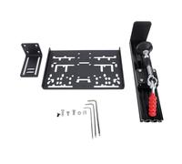 CHICIRIS Frein à Main de Levier de Vitesse de Simulateur USB PC avec Pince de Montage de Bureau à Dégagement Rapide en Métal Réglable de 0 à 11,8 Pouces Kit de Levier de Vitesse Séquentiel H pour