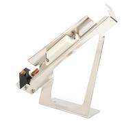 CHICIRIS Gabarit D'empennage de Flèche en Alliage D'Aluminium, Outil de Bâton de Plume Réglable pour Accessoire de Tir à l'arc, avec échelle pour Plumes Réelles et Aubes en Plastique,