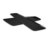 CHICIRIS Garniture d'aération d'aile ABS Noir Piano Garniture de Couvercle 'aération 'aile 2 Pièces Protection Anti-rayures Auto-adhésive Accent Extérieur pour Série 5 G30 2017 2018 Sortie