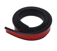 CHICIRIS Garniture de Passage de Roue de Voiture, PVC texturé en Fibre de Carbone, Coussin D'impact en Caoutchouc Anti-rayures, avec Support Adhésif Puissant, pour Voiture Camion (3.8 Sourcils plats