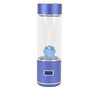 CHICIRIS Générateur de Bouteille d'eau à Hydrogène, Verre à Haute Teneur en Borosilicate, Tasse d'eau Portable Riche en Hydrogène de 300 Ml pour les Voyages en Plein Air (BLUE)