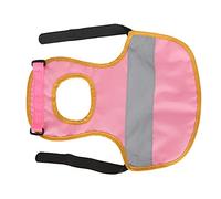 CHICIRIS Gilet de Protection en Plumes de Poulet, Veste de sécurité Réfléchissante pour Poulets et Canards, Polyester de Couleur Vive, Ajustement Confortable, Longueur 31 Cm, 1 Paquet (Pink)