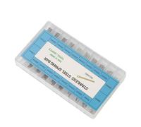 CHICIRIS Goupilles Fendues de Bracelet de Montre de 0,9 Mm, Assortiment de Pièces de Montre en Acier Inoxydable 304 8-27 Mm, avec Emballage en Boîte en Plastique pour la Réparation de