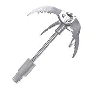 CHICIRIS Grappin, Mousqueton à Griffes en Acier Inoxydable, capacité de 400 Kg, Idéal pour Les Activités d'escalade et de Survie en Plein Air (Chiffre)