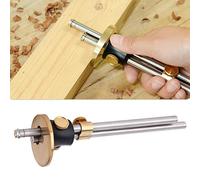 CHICIRIS Graveur de Charpentier en Acier Inoxydable de Style Européen, Outil de Marquage Précis du Travail du Bois pour les Professionnels (biaxial)