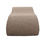 CHICIRIS Griffoir pour Chat en Carton ondulé Robuste avec Matériau crypté pour Soulager Le Stress du Chat et Protection des Meubles avec Feuilles de Menthe et Cloche (#3)