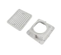 CHICIRIS Grille D'aération Latérale pour Camping-car, Sortie de Ventilation D'échange D'air Résistante à L'eau avec Matériau ABS, pour Camping-car, Remorque, Bateau, Caravane, Yacht