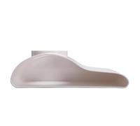 CHICIRIS Grotte de Cachette de Tunnel Souterrain D'aquarium pour Poissons Crevettes Betta Plecos avec Conception en Plastique Sûre Installation Facile et Fenêtre de Visualisation 7,1x3,5 (White)