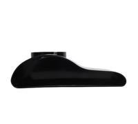 CHICIRIS Grotte de Cachette de Tunnel Souterrain D'aquarium pour Poissons Crevettes Betta Plecos avec Conception en Plastique Sûre Installation Facile et Fenêtre de Visualisation 7,1x3,5 (Black)