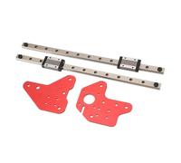 CHICIRIS Guide de Rail Coulissant Linéaire Kit Double Axe Z en Acier avec Bloc Coulissant Linéaire pour Imprimante 3D Ender 3 Ender 3 Pro Mise à Niveau pour un Mouvement Plus Fluide, Support Stable,