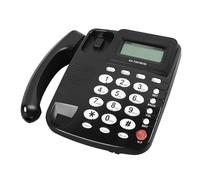 CHICIRIS Hands Appelant ID de L'appelant Multifonction Téléphonique Filaire pour Le Bureau à Domicile Noir