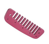 CHICIRIS Harmonica, Corps en Alliage d'aluminium avec un Son Riche, Orgue à Bouche Diatonique à 10 Trous pour Débutants et Artistes (Rose rouge)