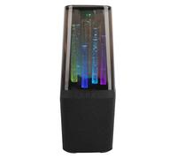 CHICIRIS Haut-Parleur Bluetooth sans Fil RVB avec USB AUX et Charge Rapide pour Une Utilisation sur Bureau et des événements en Plein Air (Black)