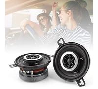 CHICIRIS Haut-parleurs de Voiture, Tweeter Coaxial de 3,5 Pouces, Aimant ABS 12 V 200 W, Son Stéréo Haute sensibilité, 2 Pièces pour Porte de Voiture, Boîte à, Panneau de Coffre, Système Audio