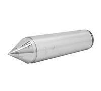 CHICIRIS Haute Précision MT5-F118 60 Degrés Point Morse Taper Dead Centre, adapté au D'usinage en Bois et en Métal, Précision Ground 40Cr Steel Dead Center
