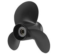 CHICIRIS Hélice Hors-Bord, 3 Pales 10 Dents Cannelées en Alliage D'aluminium 5810093743019 9,25 X 11, avec évents Réglés pour Un Tir Rapide, pour Moteurs Hors-Bord 9.