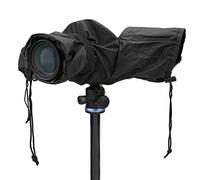 CHICIRIS Housse de Protection Contre la Pluie en Nylon Imperméable pour Appareil Photo Numérique, Accessoires de Photographie Anti-poussière pour la Plage, Noir, 17,7 X 8,3 X 7,9 Pouces, avec