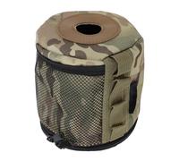 CHICIRIS Housse de Protection pour Réservoir de Gaz de Camping en Tissu Oxford pour Réservoir Plat de 450 G 13 X 11,9 X 11,9 Cm avec Doublure Isolée, Poches Latérales, Base Antidérapante pour le