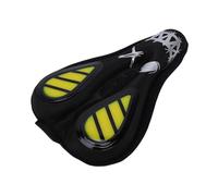 CHICIRIS Housse de Siège de Vélo, Coussin de Selle en Gel Doux avec Rembourrage en Silicone de 3 Cm, Housse Universelle Antidérapante, 11,4 X 7,3 Pouces, pour Le Cyclisme en Salle