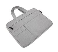 CHICIRIS Housse pour Ordinateur Portable, Housse de Protection pour Ordinateur Portable Tissu Oxford Double Fermeture éClair Gris Clair Portable pour Le Bureau (15 Pouces)