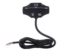 CHICIRIS Indicateur de Batterie à LED 12 V 24 V, Affichage à 9 Lumières LED pour Voiturettes de, Moto Marine, Camion ATV, avec Ruban Adhésif pour une Installation Facile
