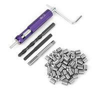 CHICIRIS Inserts de Filetage en Acier Inoxydable pour Réparation de Filetage, Insert Hélicoïdal Durable pour Aluminium Magnésium, 50 Pièces M8 X 2D, Augmente la Force de Connexion pour les Produits