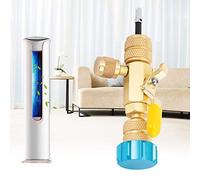 CHICIRIS Installateur de Dissolvant de Noyau de Valve de Haute qualité pour Systèmes AC R22 R410, Aucune Décharge de Réfrigérant Nécessaire, Laiton 4.33 * 0,87 Pouces