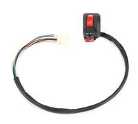 CHICIRIS Interrupteur de Barre de Main Gauche pour Moto, Démarrage Pratique, Interrupteur D'éclairage Marche/arrêt pour Quad ATV 50 110, Anti-usure, Plastique PVC, pour Aventuriers en Plein Air