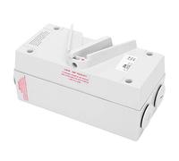 CHICIRIS Interrupteur D'isolation 3P Résistant aux Intempéries, Robuste, étanche à la Poussière, Isolateur Industriel pour électriciens et Travailleurs Industriels, Matériau PA66 Ignifuge (CF-3P20A)