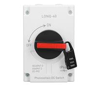 CHICIRIS Isolateur Photovoltaïque Interrupteur Solaire IP66 étanche PV DC Commutateur pour L'isolation du Moteur, Systèmes Solaires de Bateau RV